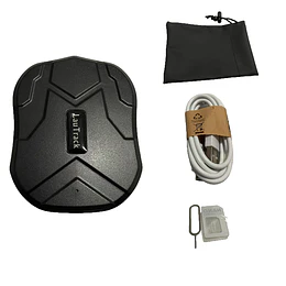Paquete Candado Alarma Rojo+GPS TK905 