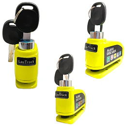 Candado para Motocicleta y Bicicletas con Alarma Impermeable IP65 Seguro Antirrobo
