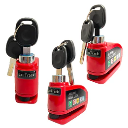 Candado para Motocicleta y Bicicletas con Alarma Impermeable IP65 Seguro Antirrobo