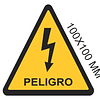 TRIANGULO RAYO PELIGRO AMARILLO