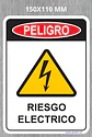 PELIGRO RIESGO ELECTRICO BORDES REDONDEADOS - Miniatura 3
