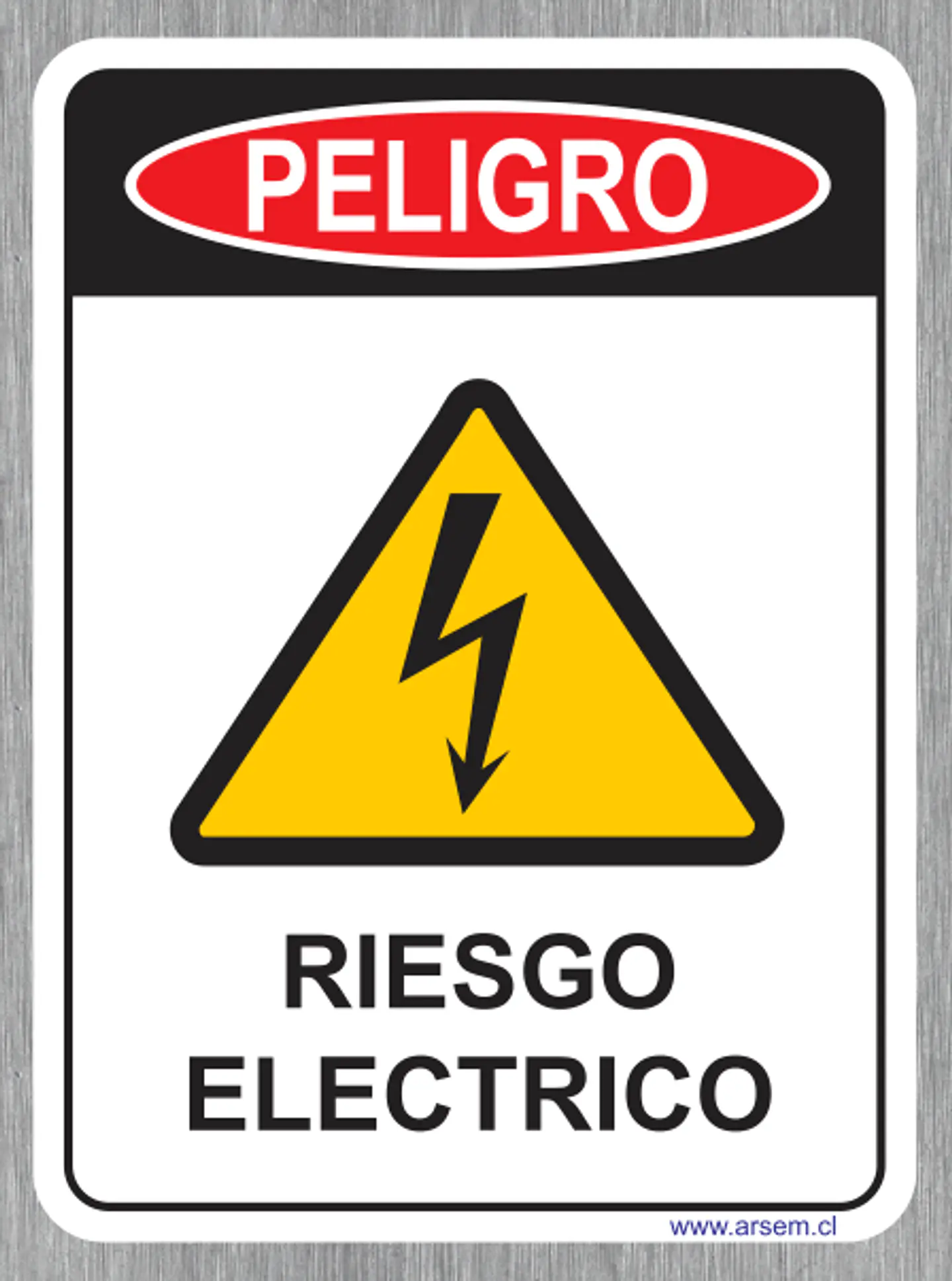 PELIGRO RIESGO ELECTRICO BORDES REDONDEADOS 1