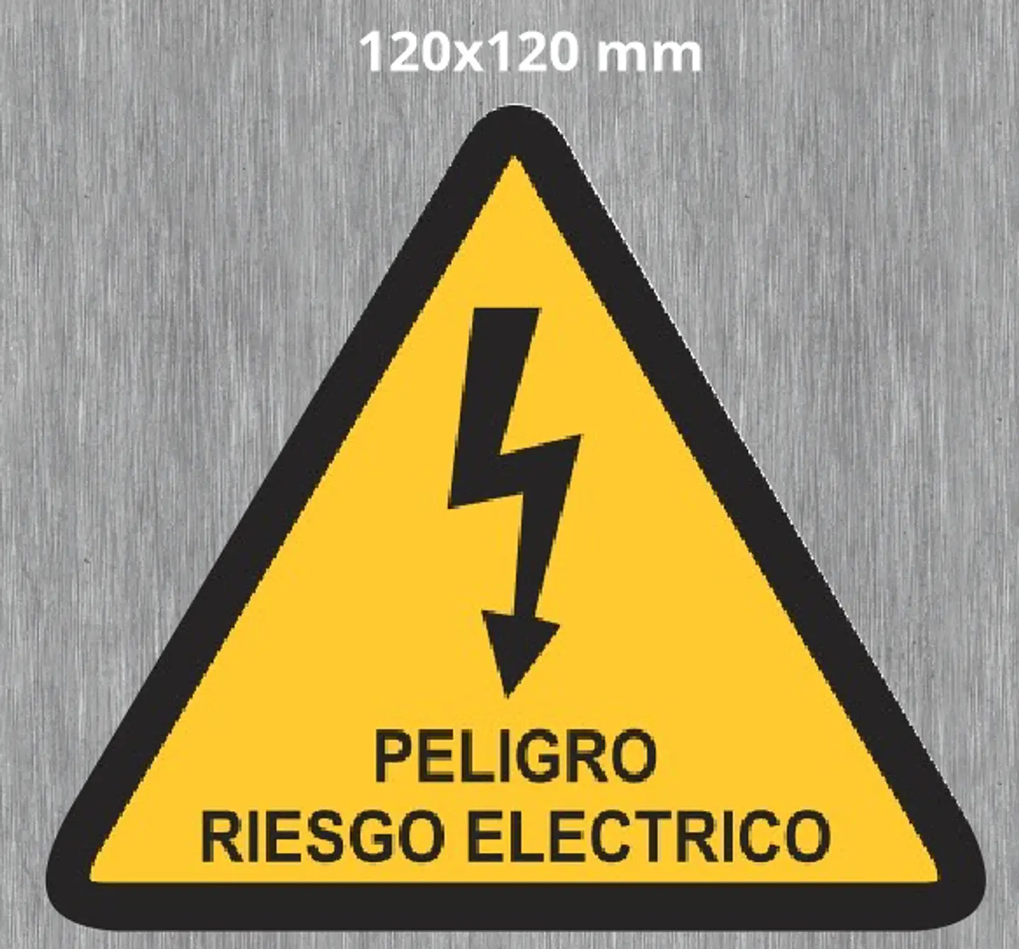 TRIANGULO RAYO PELIGRO AMARILLO 5