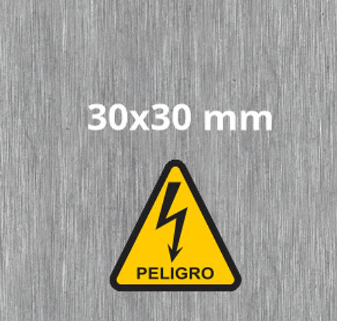 TRIANGULO RAYO PELIGRO AMARILLO