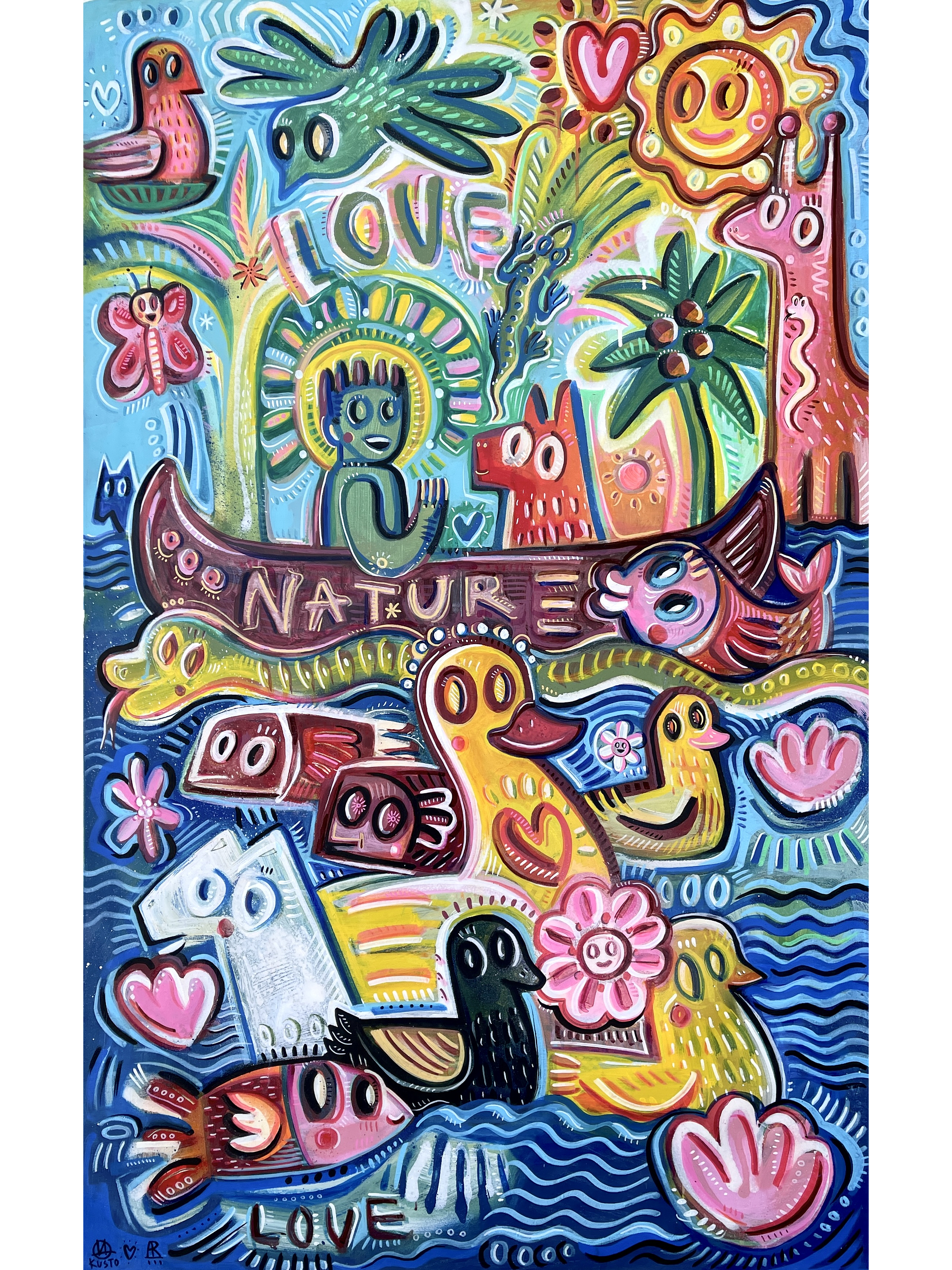 DAY ON THE RIVER, LOVE NATURE 1