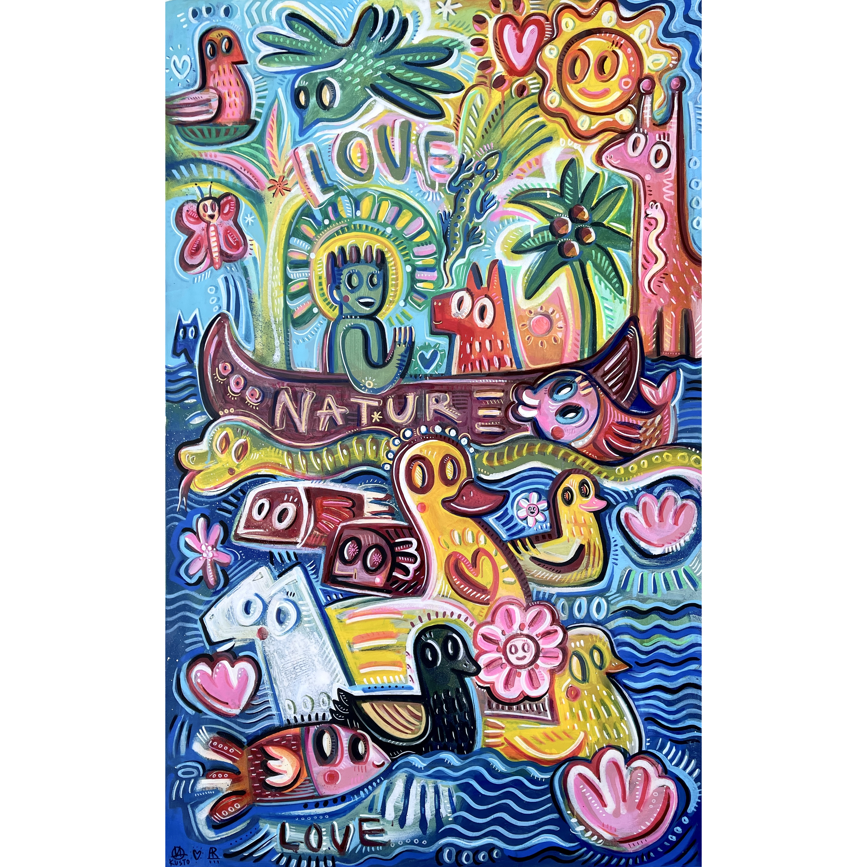 DAY ON THE RIVER, LOVE NATURE 1