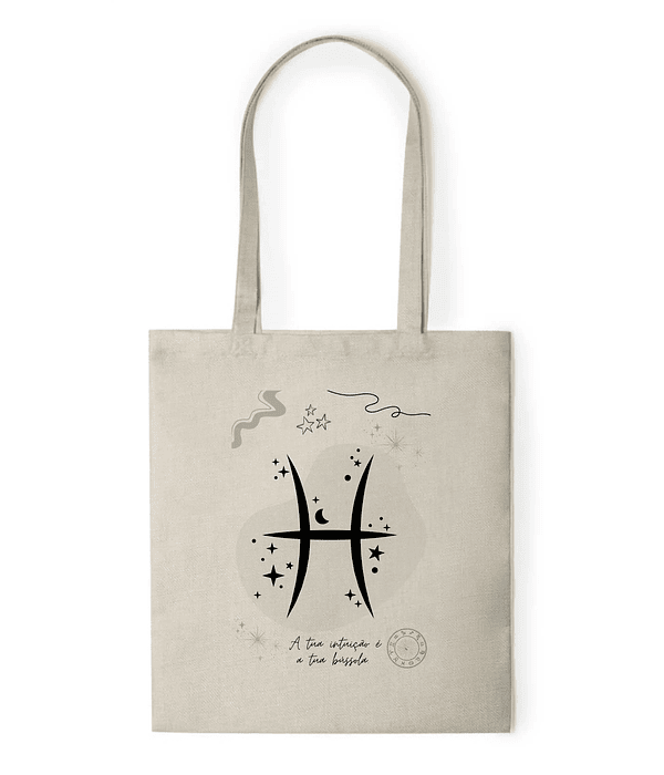 Saco (Tote Bag) -  Signo Peixes