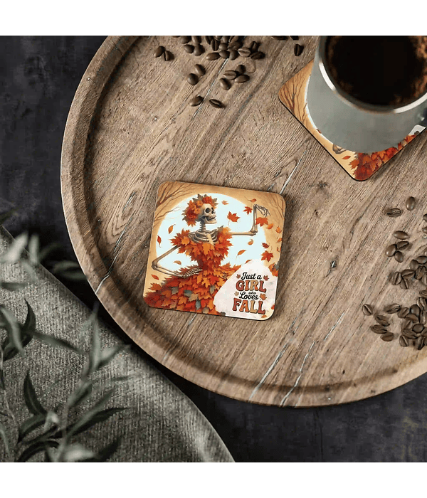 Bases quadradas “Just a Girl Who Loves Fall” 