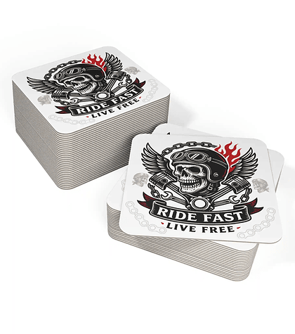 Bases Quadradas “Ride Fast, Live Free”