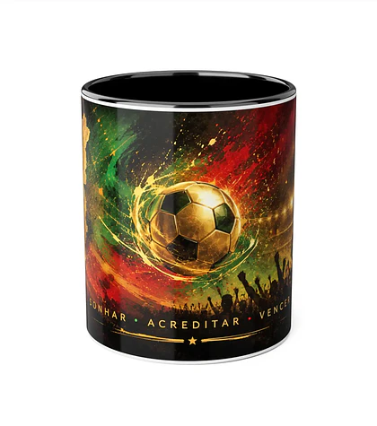 Caneca Portugal - Sonhar. Acreditar. Vencer.