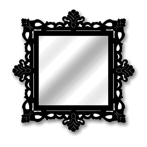 Quadro Espelho Rococó Imperor