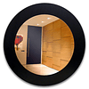 Quadro Espelho Black Circle - Alteração de valores por medidas