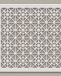 Par de Esculturas de Parede em MDF Quadradic