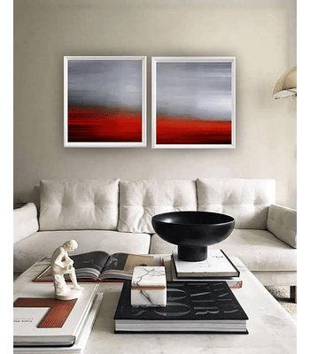 Conjunto de Quadros Decorativos Metacrilato Abstrato