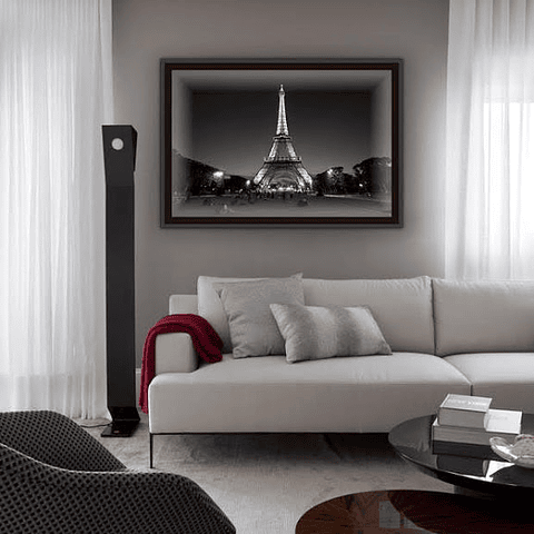 Quadro LED Torre Eiffel Paris - Alteração de valores por medidas