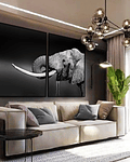 Conjunto de Quadros Decorativos Eilifant 