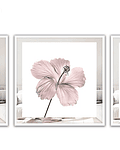 Trio de Quadros Decorativos Rebeca 