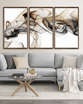 Trio de Quadros Decorativos  Dessin