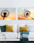 Conjunto de Quadros Decorativos Flor Emoção 