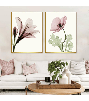 Conjunto de Quadros Decorativos Mila 