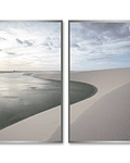 Conjunto de Quadros Decorativos Lençóis Maranhenses 