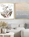 Conjunto de Quadros Decorativos Persistence  