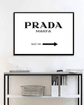 Quadro Decorativo em Tela Prada Marfa 