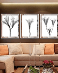 Trio de Quadros Decorativos Queen 