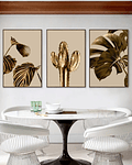 Trio de Quadros Decorativos Deise