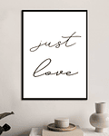 Quadro Decorativo Love