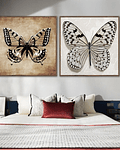 Conjunto de Quadros Decorativos Papillons