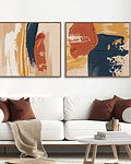 Conjunto de Quadros Decorativos Dye 