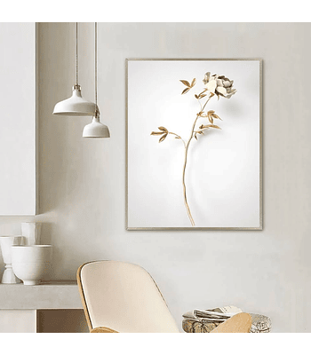 Quadro Decorativo Floral Gwineth