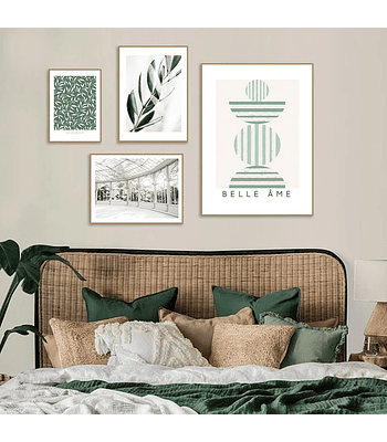 Composição de Quadros Decorativos Bohémien