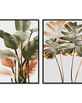 Conjunto de Quadros Decorativos Florais Ophelia 