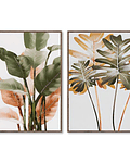 Conjunto de Quadros Decorativos Florais Ophelia 