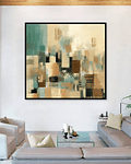 Quadro Decorativo Abstrato Elma 