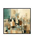 Quadro Decorativo Abstrato Elma 