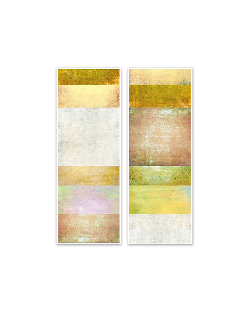 Conjunto de Quadros Decorativos Abstratos Emília 