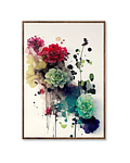 Quadro Decorativo Floral Fantine 