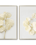 Conjunto de Quadros Decorativos Florais Lily