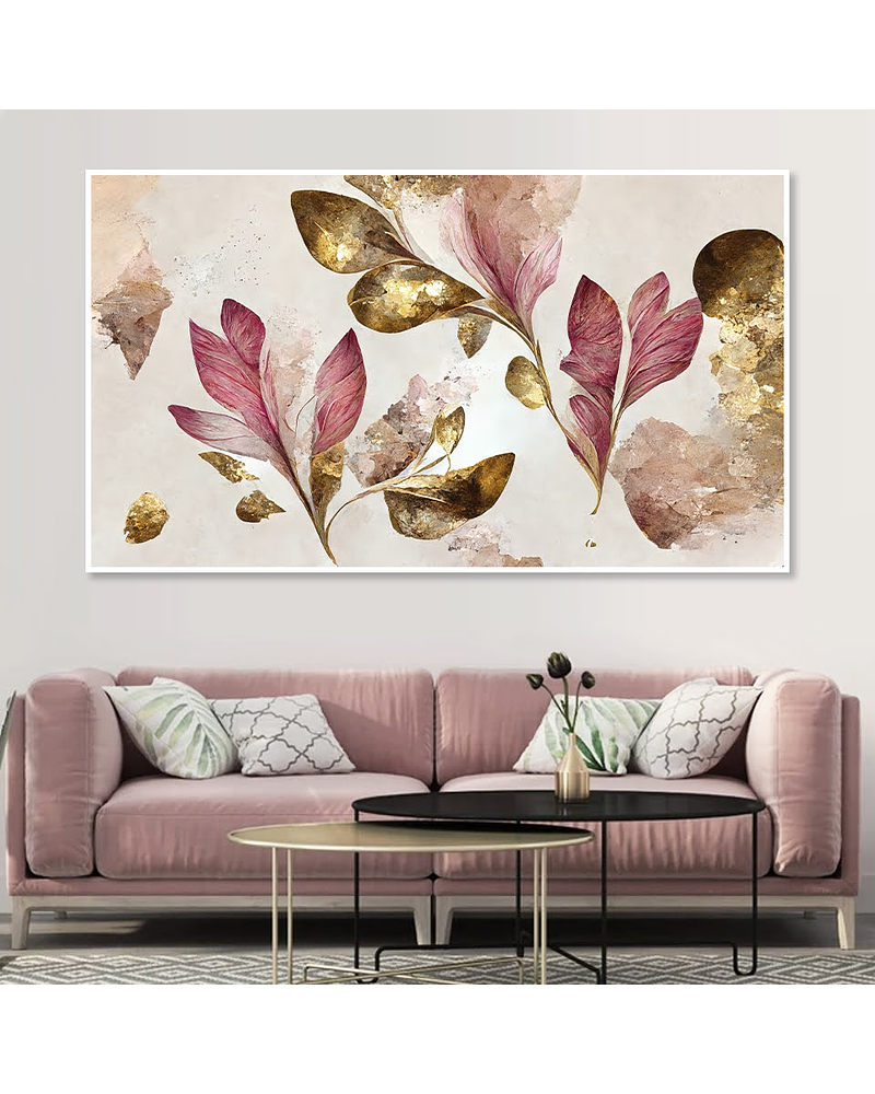 Quadro Decorativo Floral Madeleine 