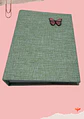 Mariposa sobre verde. Cuaderno A6, 120 hojas - Miniatura 2
