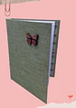 Mariposa sobre verde. Cuaderno A6, 120 hojas - Miniatura 3
