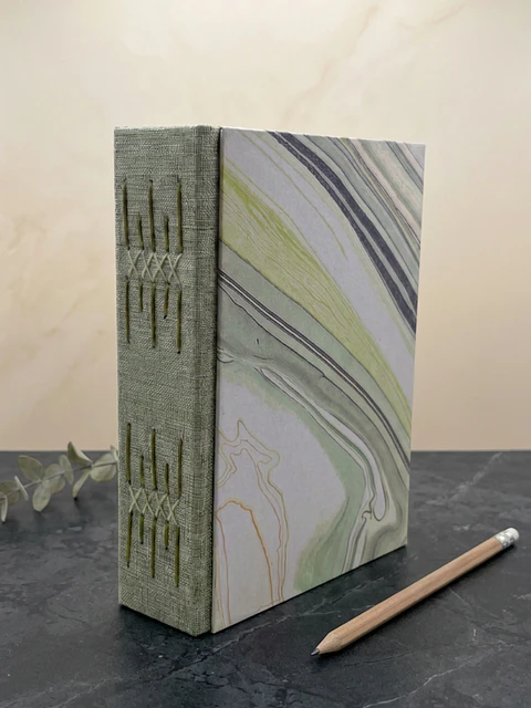 Verdes. Cuaderno A6, 200 hojas