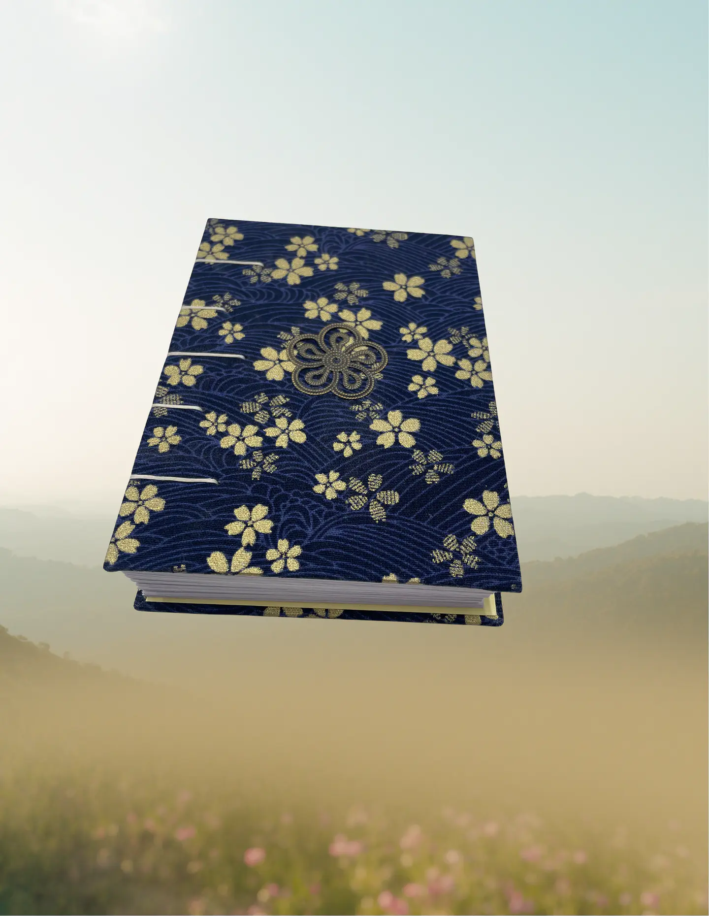Flores amarillas. Cuaderno A6, 150 hojas 2