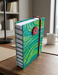Flor en verde de bolsillo. Cuaderno A7, 100 hojas - Miniatura 1