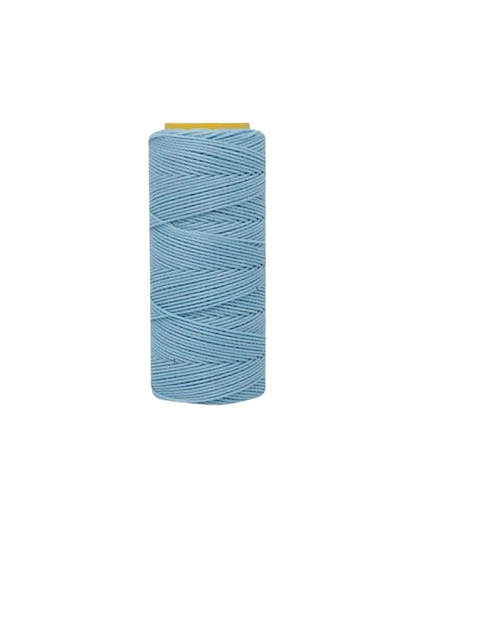 Hilo encerado 50 gr./1 mm. Celeste
