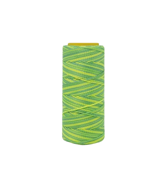 Hilo encerado 50 gr./1 mm. Mix Verde-Amarillo