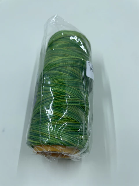 Hilo encerado 50 gr./1 mm. Mix Verdes